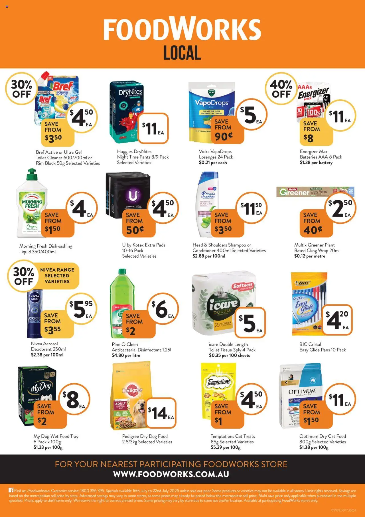 Foodworks - Catalogue QLD - page 10- valid from 16/07/2025
