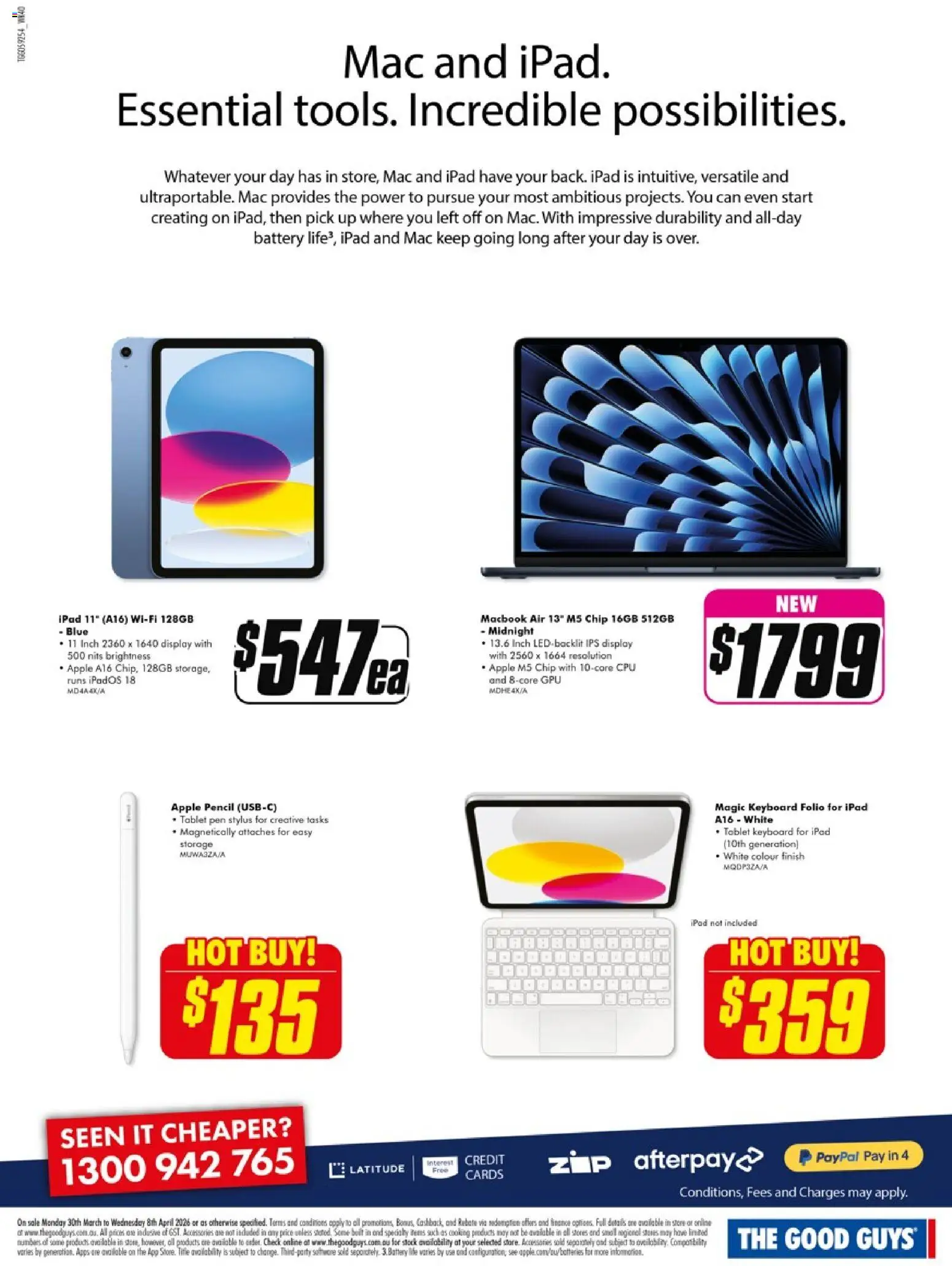 The Good Guys catalogue  - page 30- valid from 29/03/2026