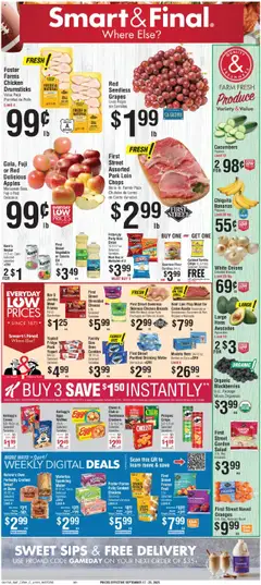 Preview Smart & Final Weekly Ad valid from 09/17/2025