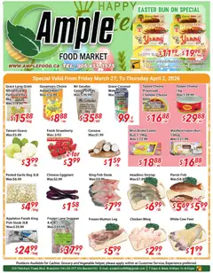 Preview Ample Food Market weekly flyer / circulaire valid from Mar 27, 2026