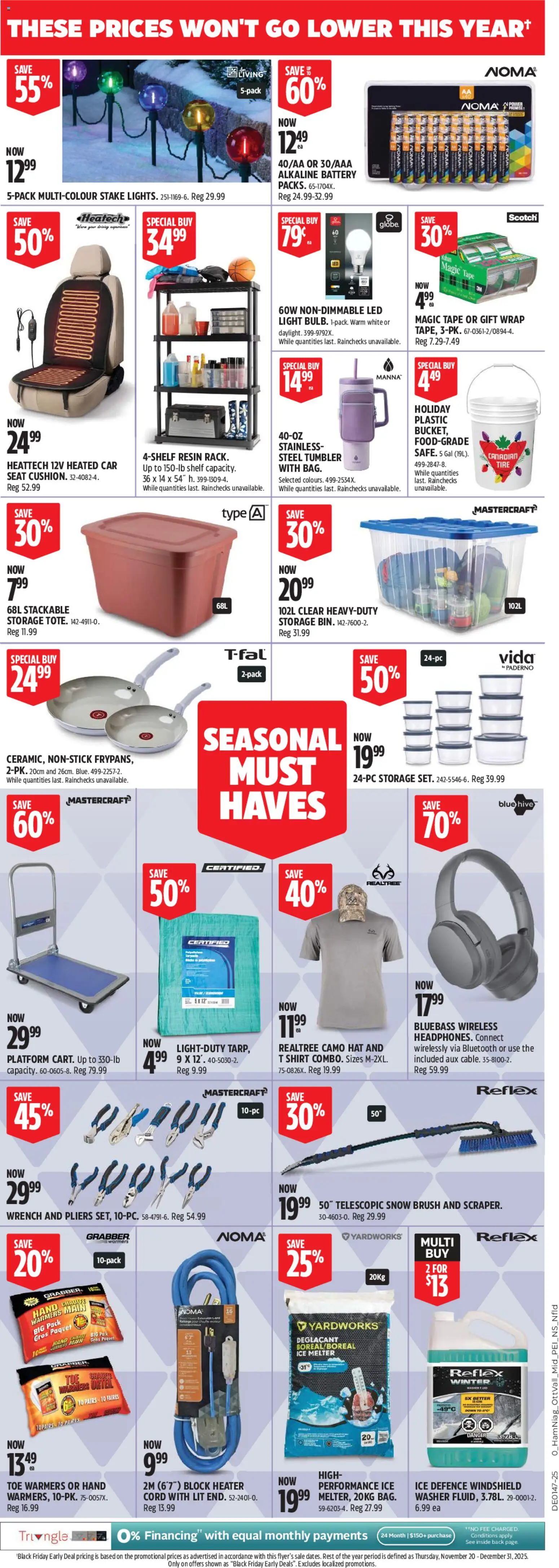 Canadian Tire Black Friday Flyer - page 4- valid from Nov 13, 2025