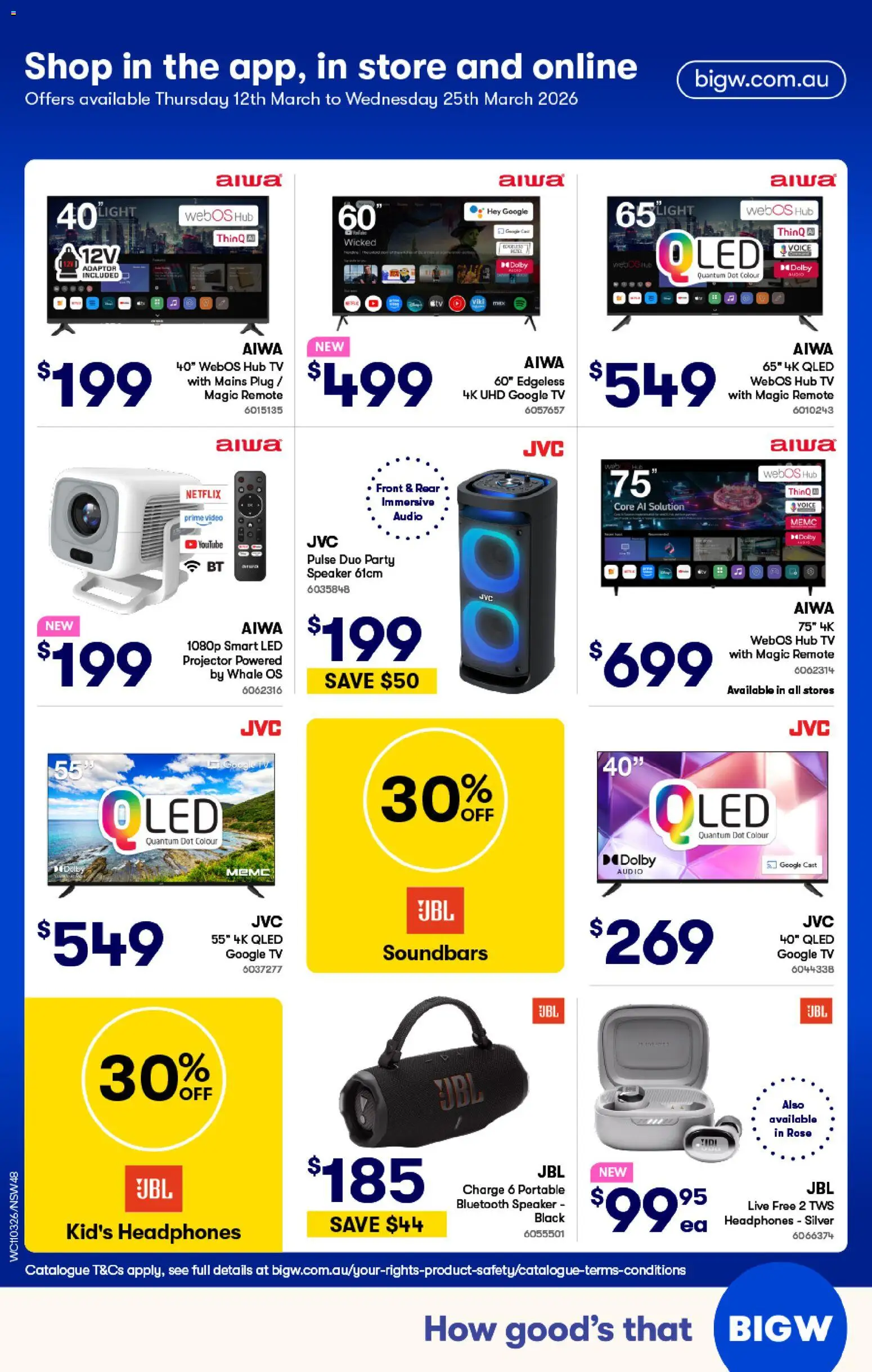 Woolworths catalogue  - page 48- valid from 11/03/2026