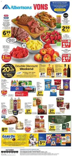 Preview Vons Weekly Ad valid from 10/01/2025