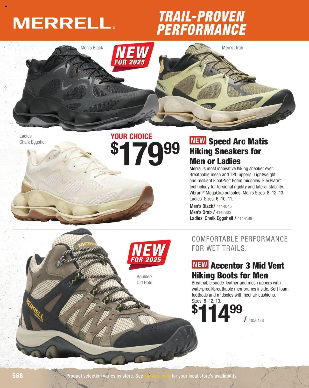 Cabela's Spring Fishing Master 25 - page 568- valid from 01/27/2025