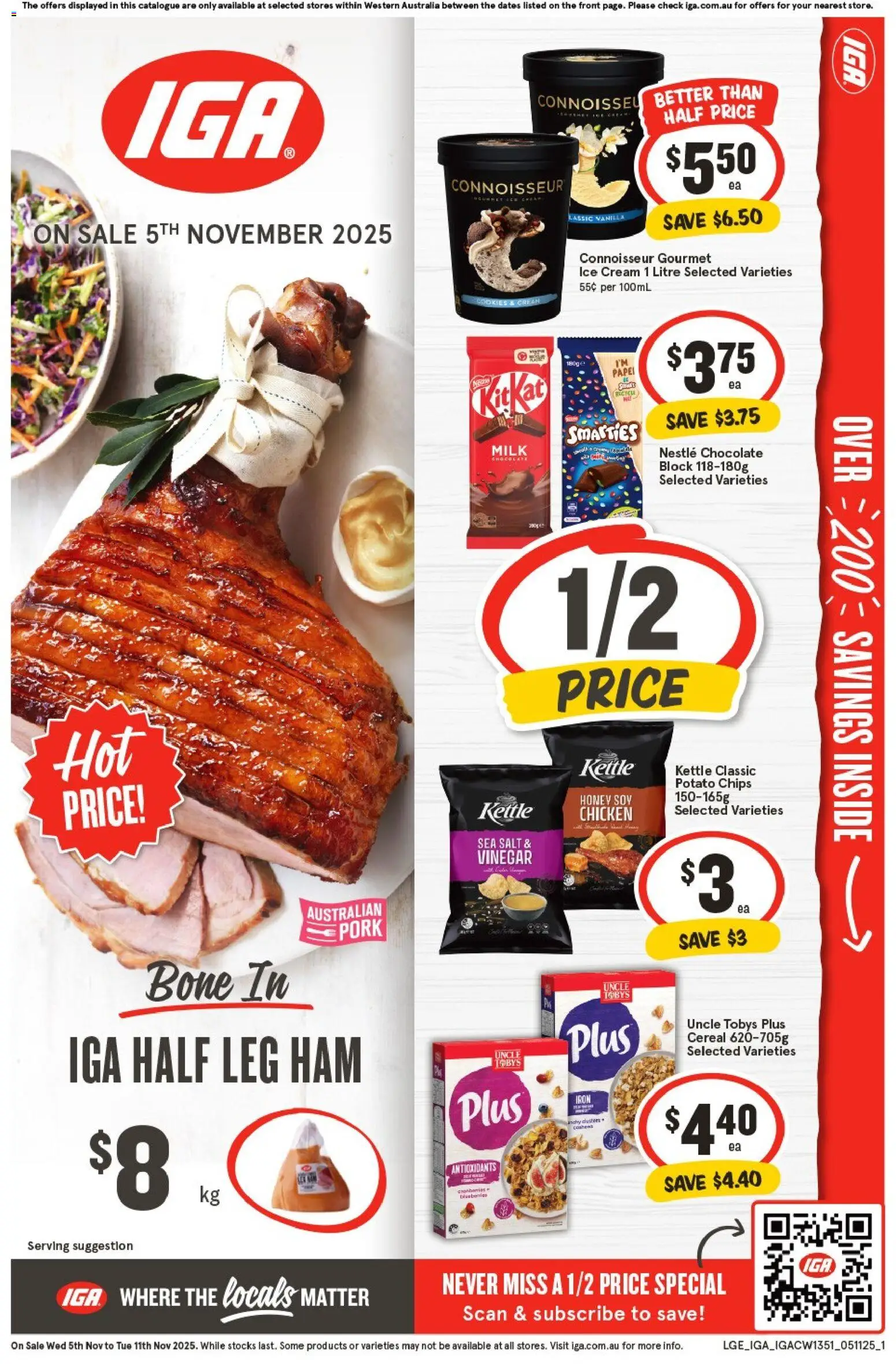 IGA Catalogue WA - page 1- valid from 05/11/2025