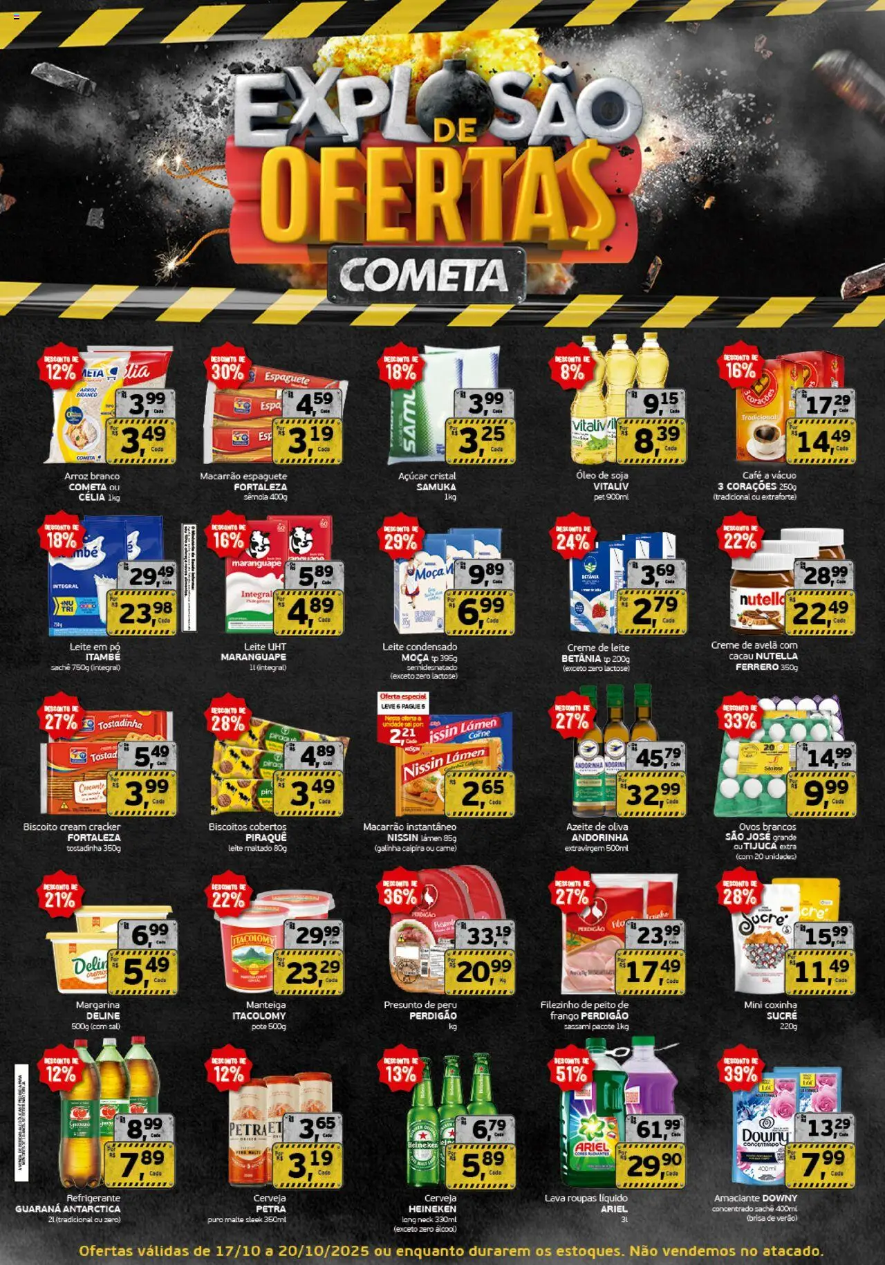 Cometa Supermercados - Ofertas Explosão - página 1- válido a partir de 17/10/2025
