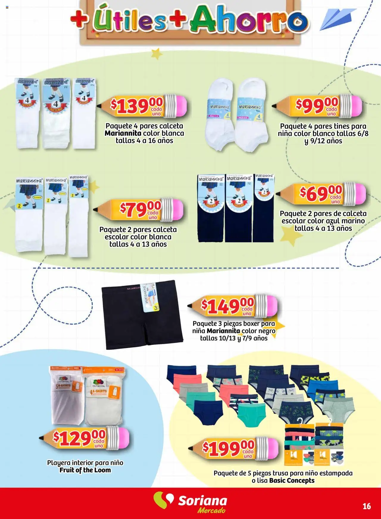 Soriana - Más Útiles más Ahorro Mercado Nacional - página 16- válido desde 18/07/2025