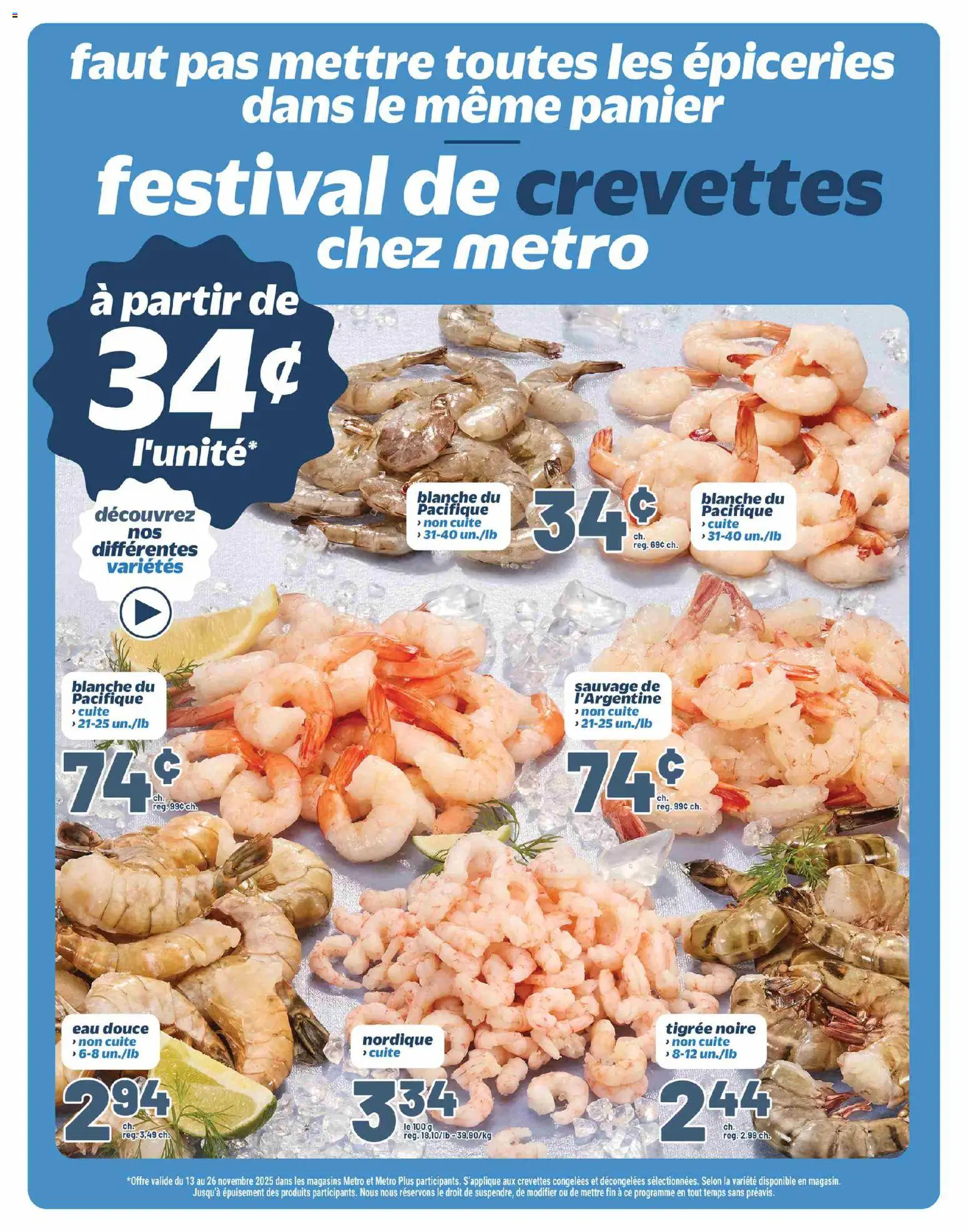 Metro weekly flyer / circulaire - page 3- valid from Nov 13, 2025