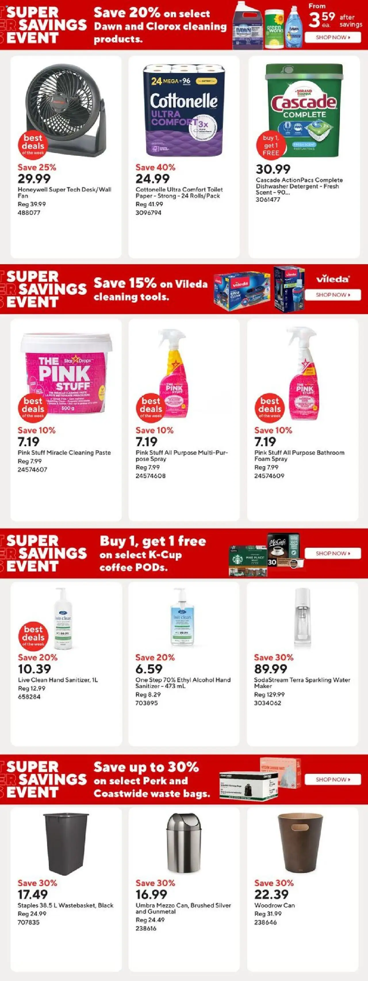 Staples weekly flyer / circulaire - page 4- valid from Jul 18, 2025