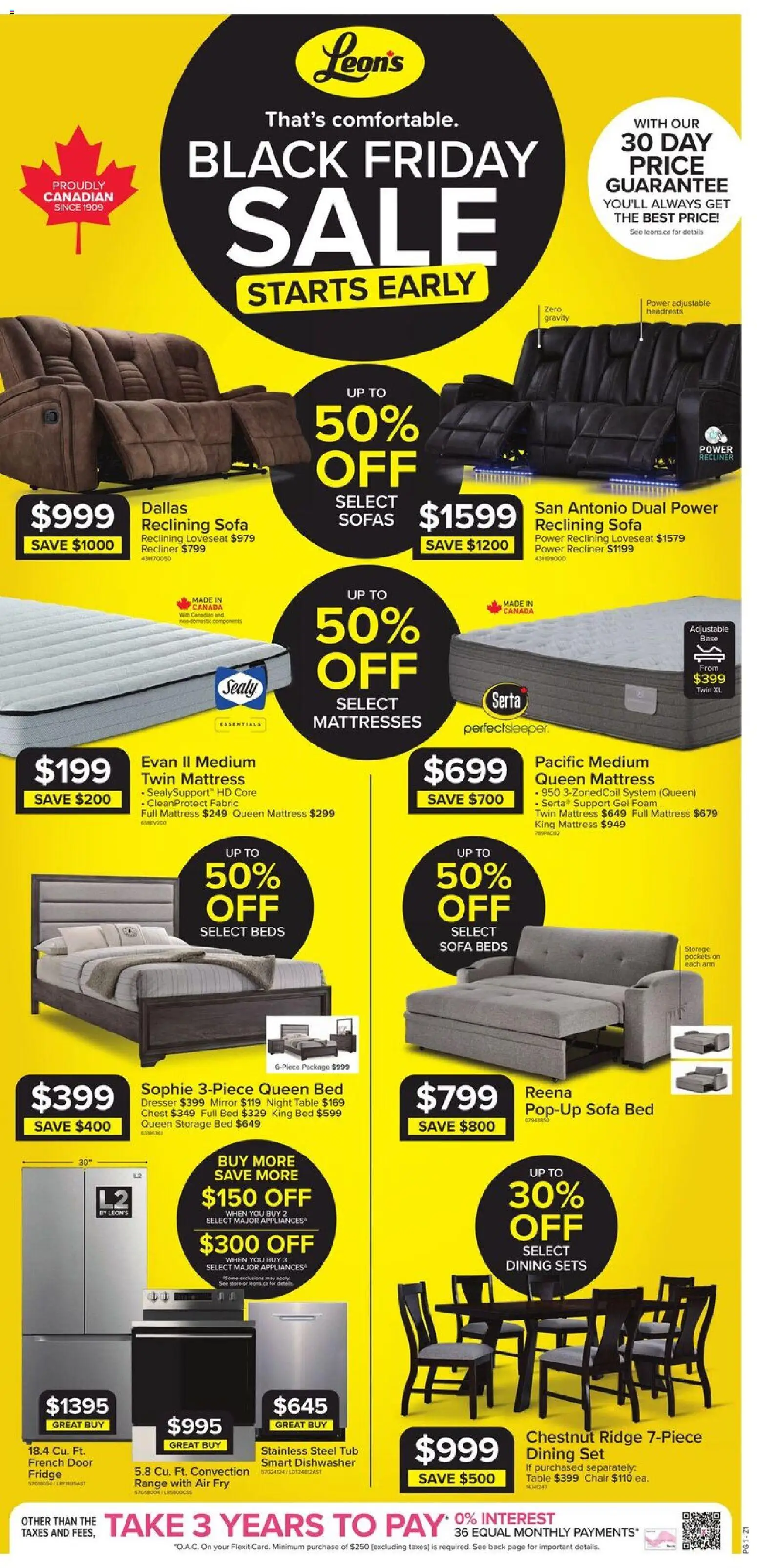 Leon's - Black Friday  - page 1- valid from Oct 30, 2025