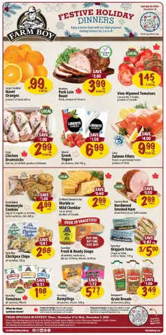 Preview Farm Boy weekly flyer / circulaire valid from Nov 27, 2025