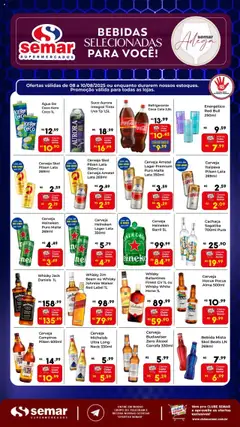 Pré-visualização Semar Supermercado - Ofertas Adega válida a partir de 08/08/2025