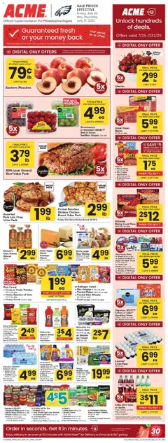 Preview Acme Weekly Ad valid from 07/25/2025