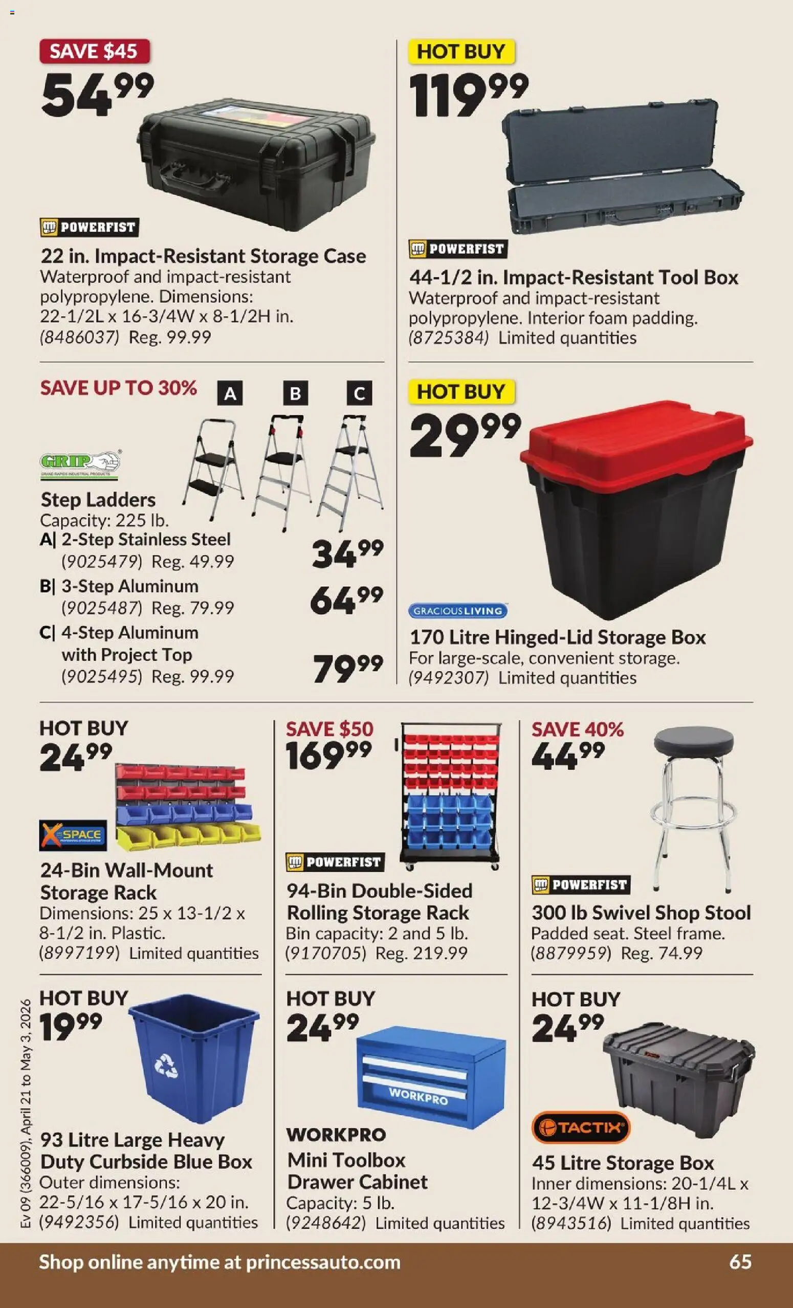 Princess Auto flyer - 2 Week Sale! - page 70- valid from Apr 21, 2026