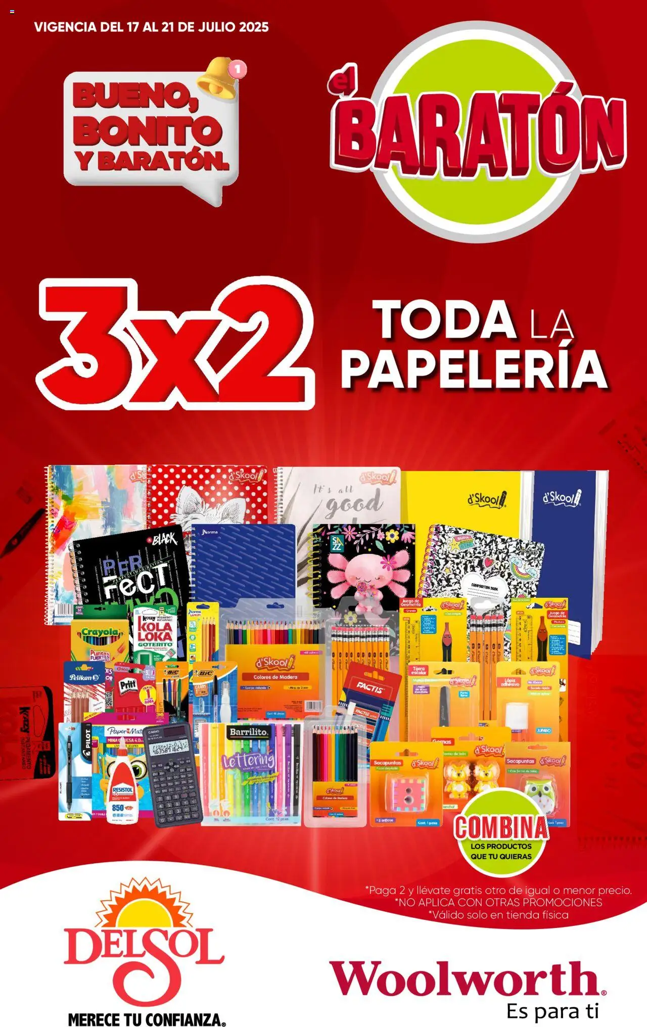 Del Sol y Woolworth - Catálogo Llegó el Baratón - página 1- válido desde 17/07/2025