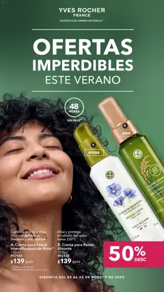 Yves Rocher - Ofertas Imperdibles este Verano válido desde 05/08/2025