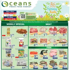 Preview Oceans weekly flyer / circulaire valid from Mar 20, 2026