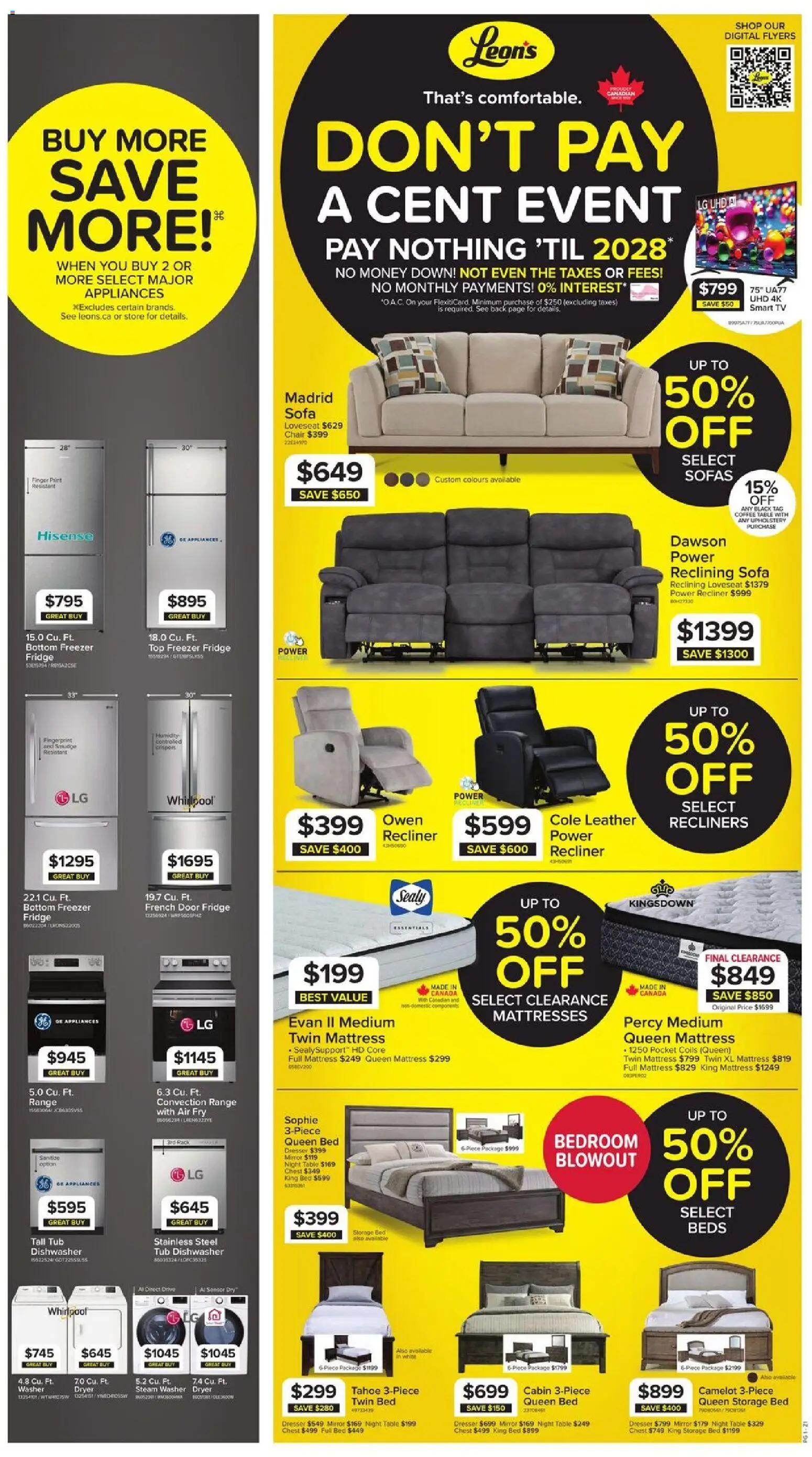 Leon's weekly flyer / circulaire - page 1- valid from Apr 16, 2026