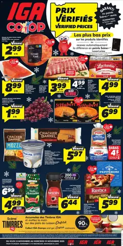 Preview IGA weekly flyer / circulaire valid from Nov 13, 2025
