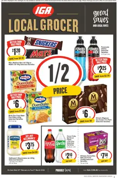 IGA catalogue preview - valid from 25/02/2026