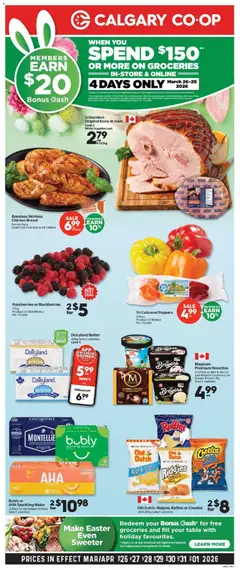 Preview Calgary Co-op weekly flyer / circulaire valid from Mar 26, 2026