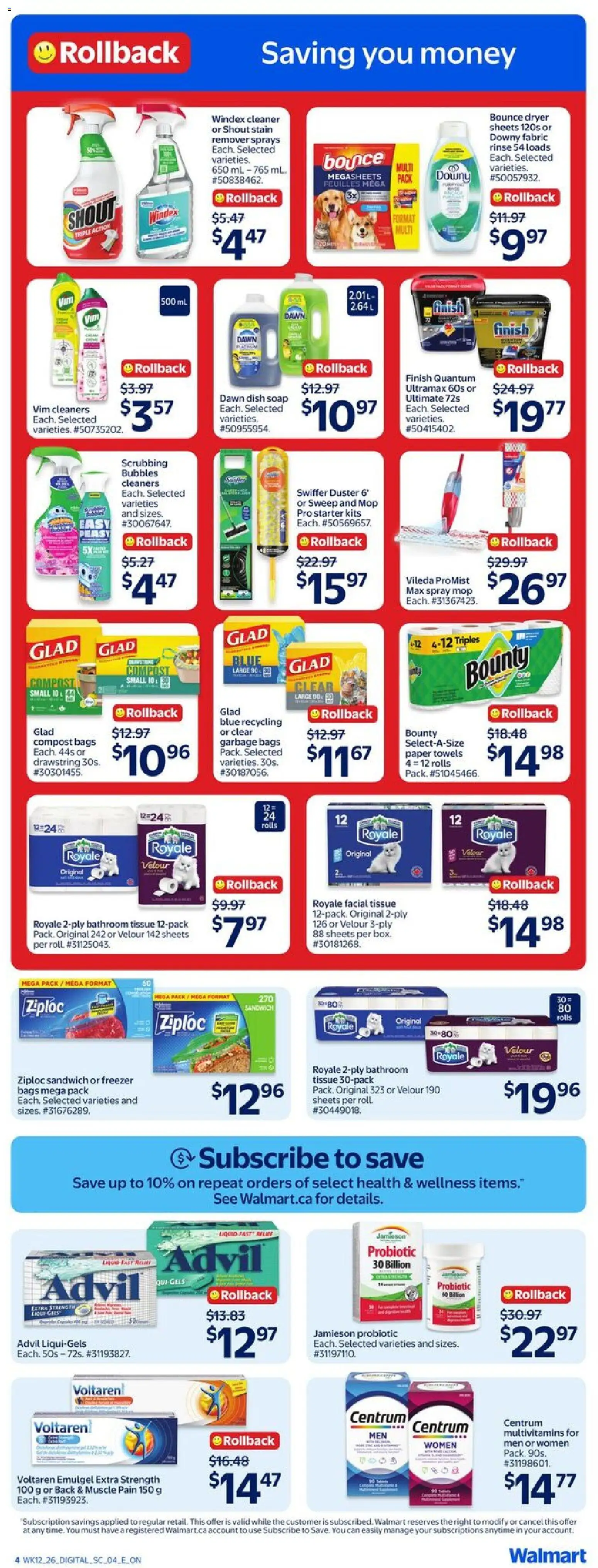 Walmart weekly flyer - page 6- valid from Apr 16, 2026