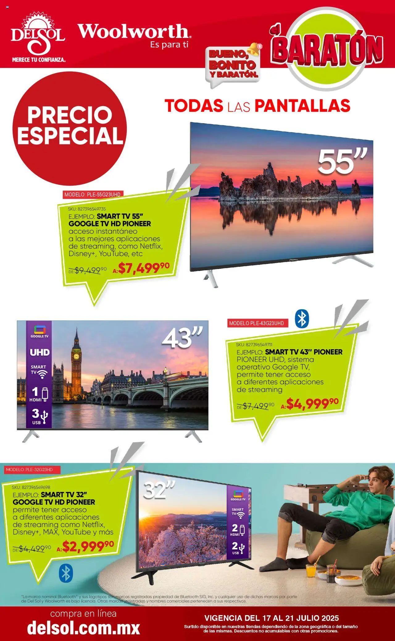 Del Sol y Woolworth - Catálogo Llegó el Baratón - página 9- válido desde 17/07/2025