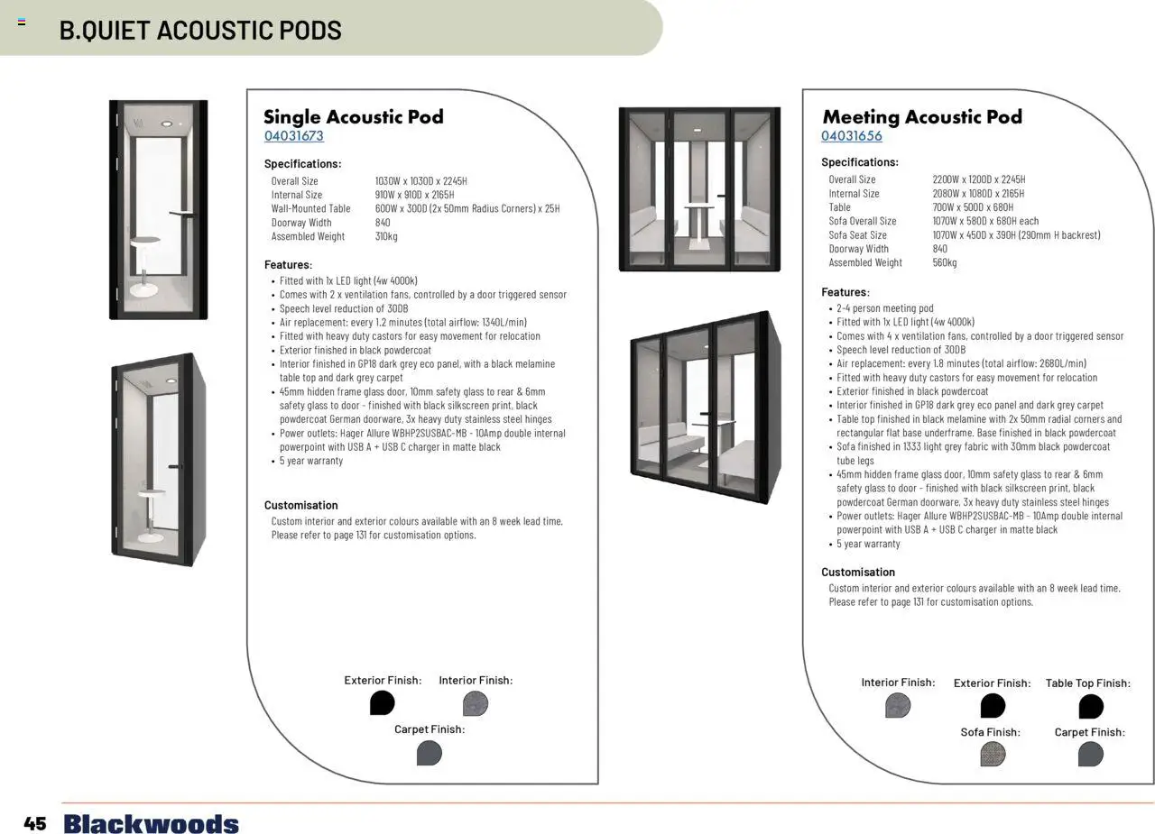 Black Woods Furniture Catalogue - page 46- valid from 18/11/2024