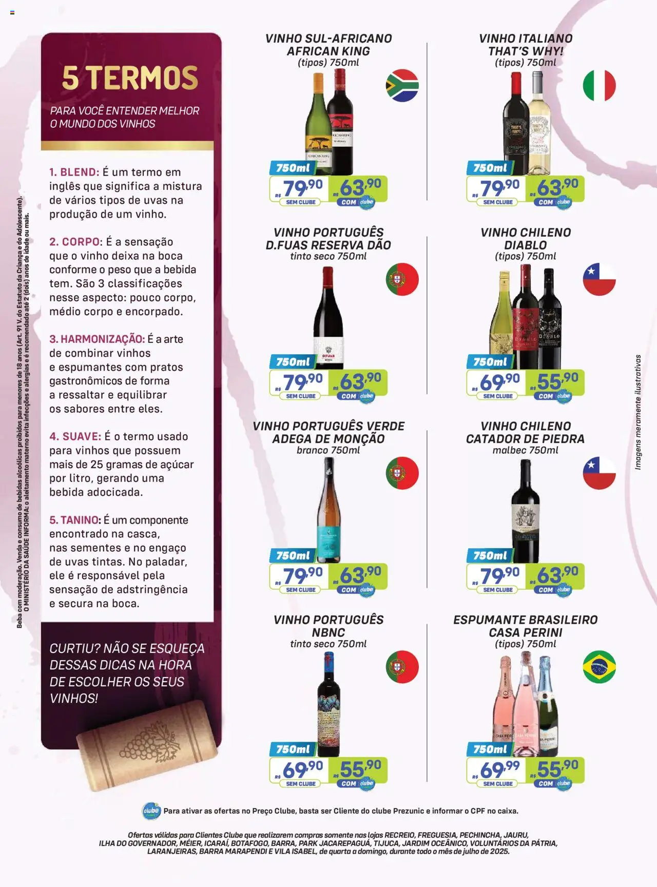 Encarte Adega Prezunic - página 4- válido a partir de 01/07/2025
