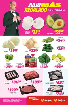 Soriana - Fin de Semana Mercado: BCS, Son y Sin válido desde 18/07/2025