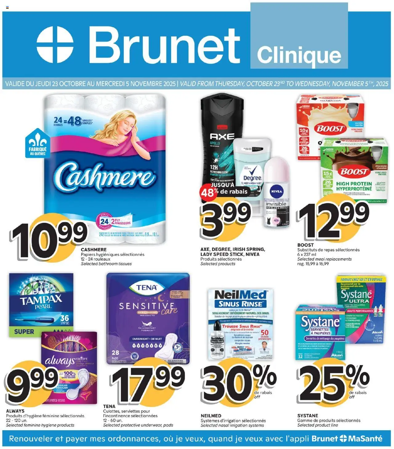 Brunet - Clinique - page 1- valid from Oct 23, 2025