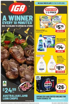IGA catalogue preview - valid from 15/04/2026