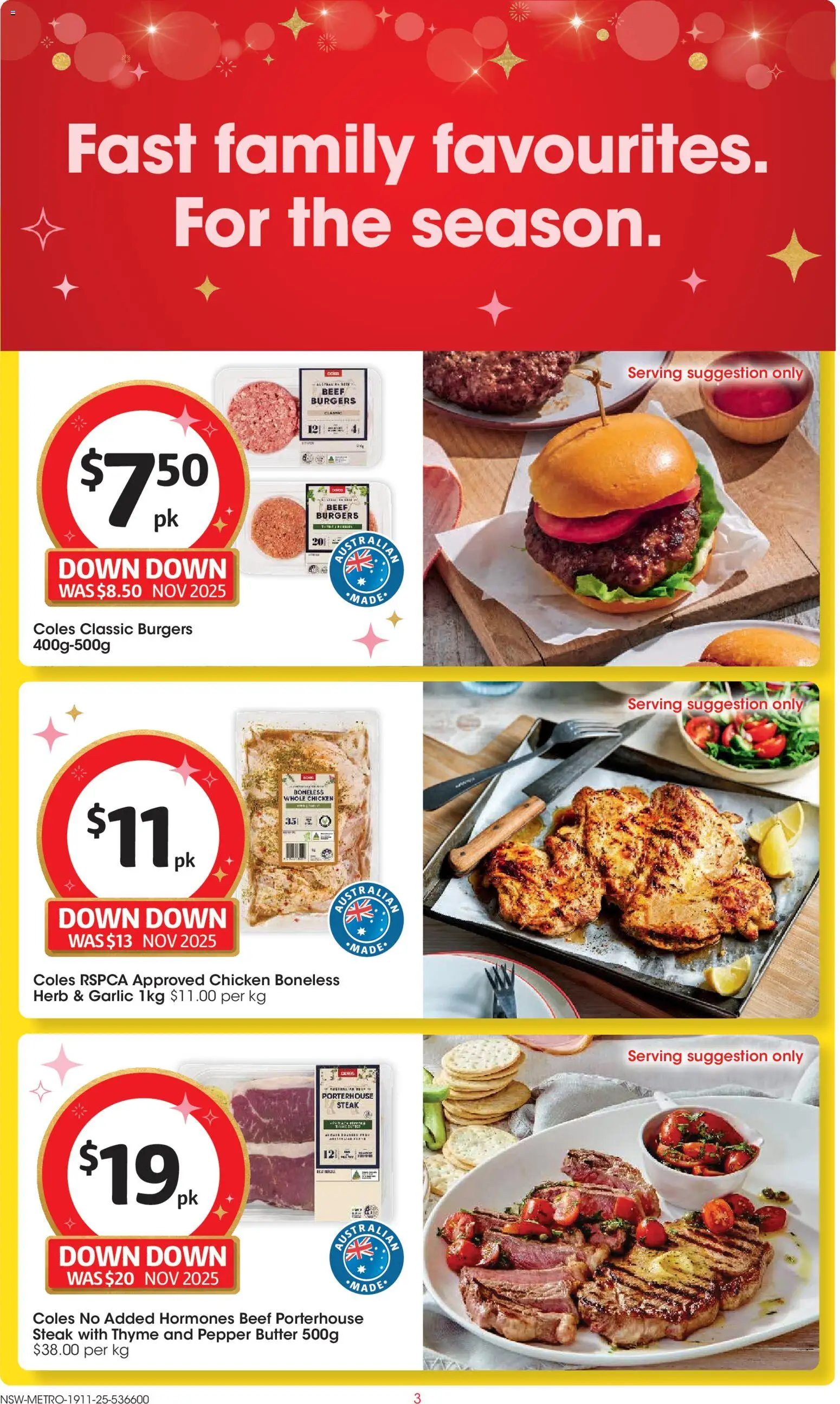 Coles  Catalogue  - page 3- valid from 19/11/2025