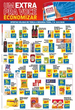 Pré-visualização Extra ofertas de Mercado Semanal válida a partir de 07/04/2026