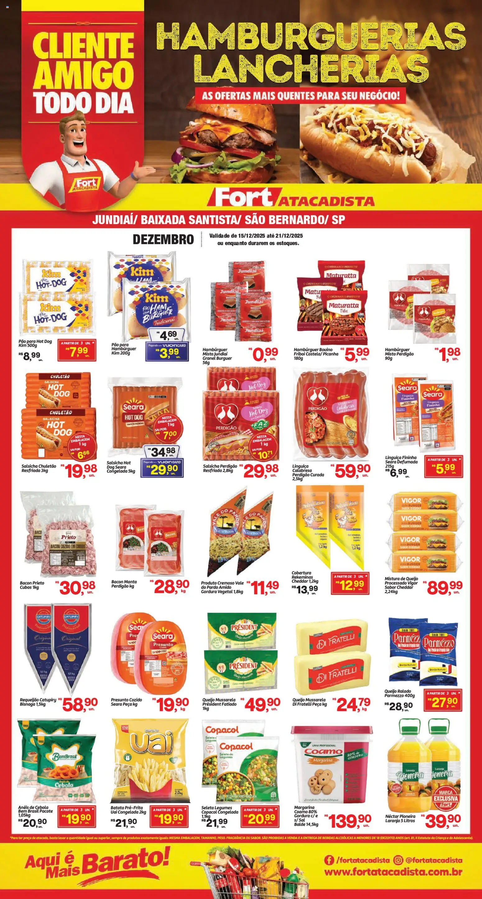 Fort Atacadista - Ofertas Hamburguerias - página 1- válido a partir de 15/12/2025
