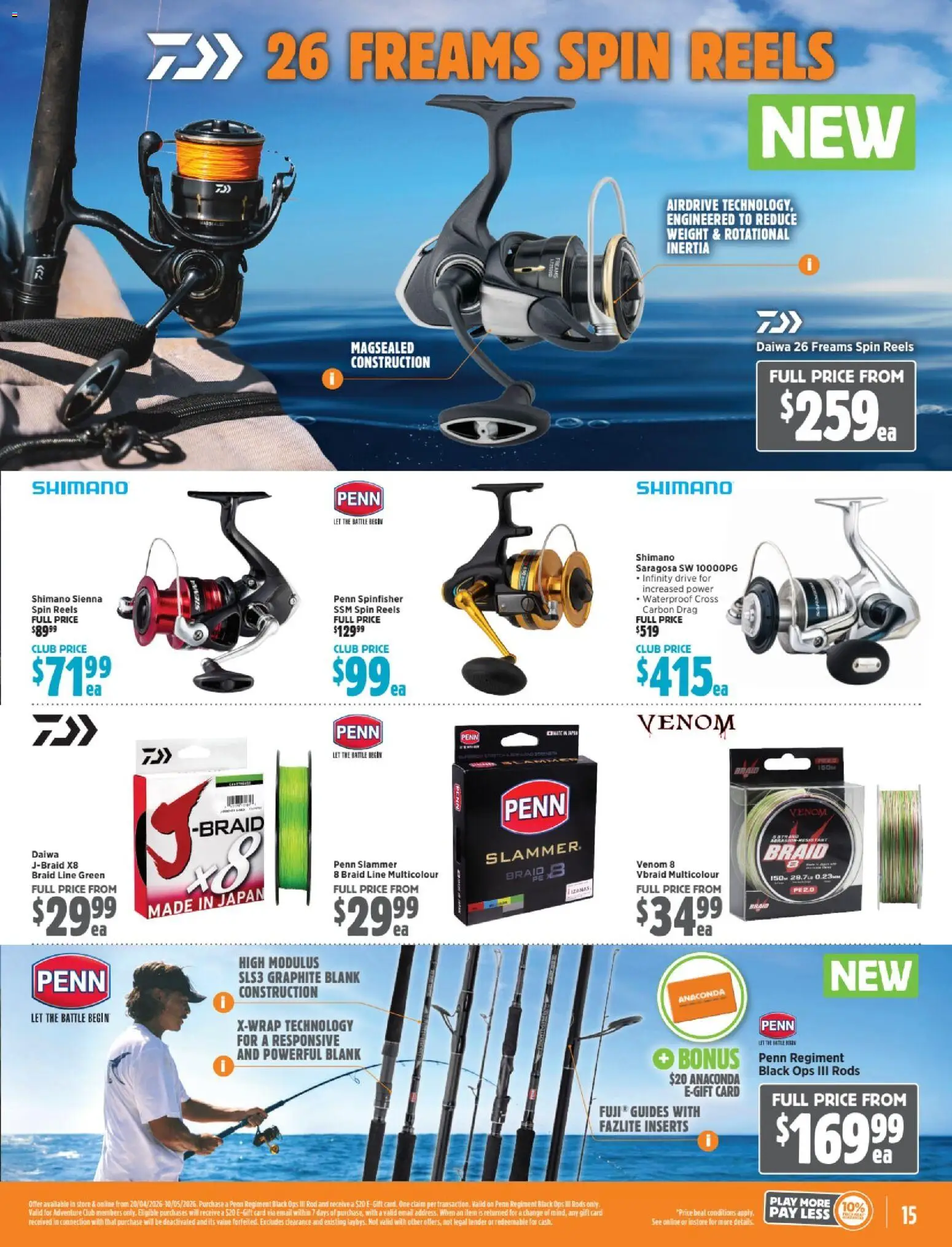 Anaconda catalogue - page 15- valid from 20/04/2026