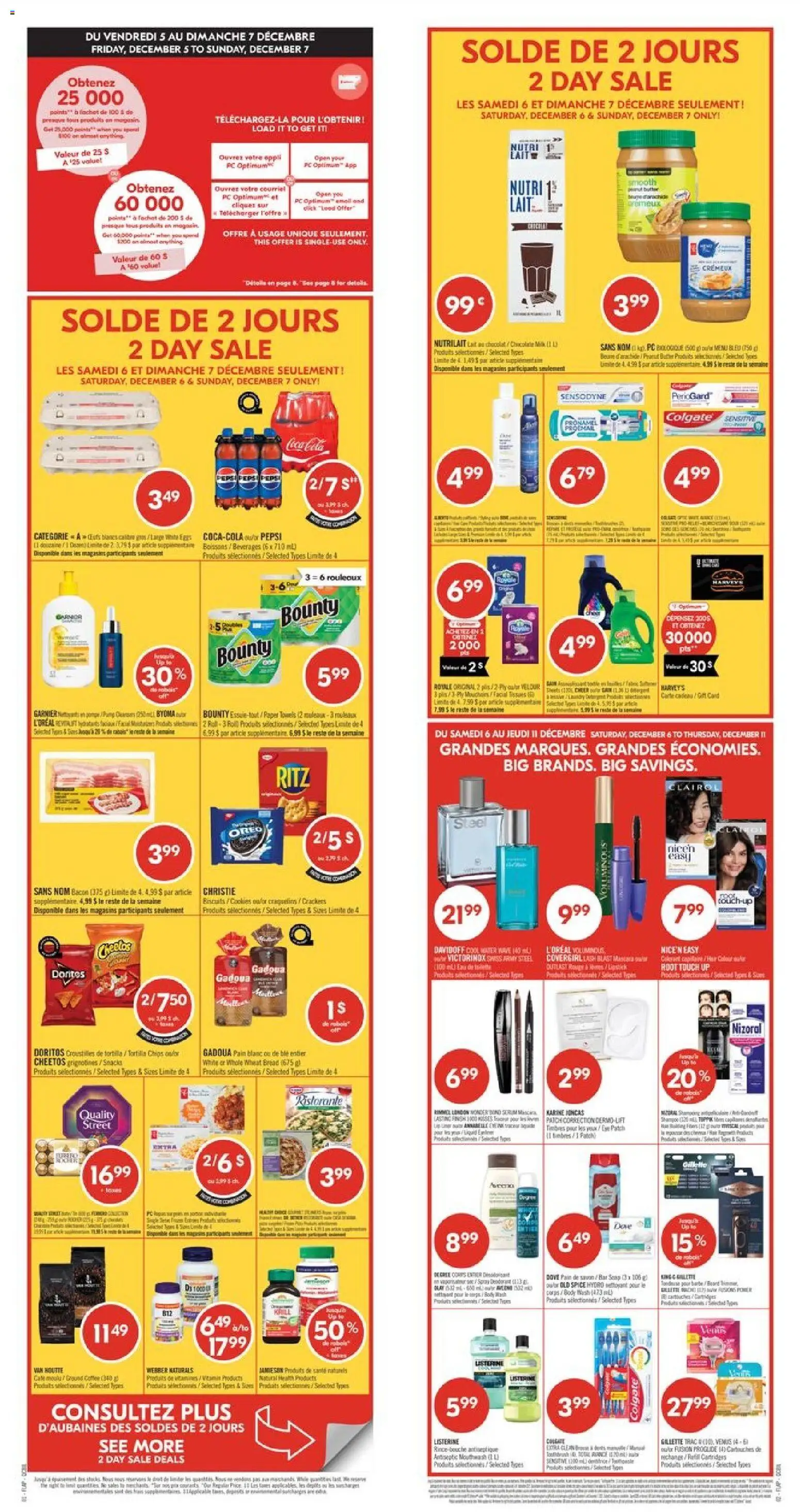 Pharmaprix weekly flyer / circulaire - page 1- valid from Dec 6, 2025