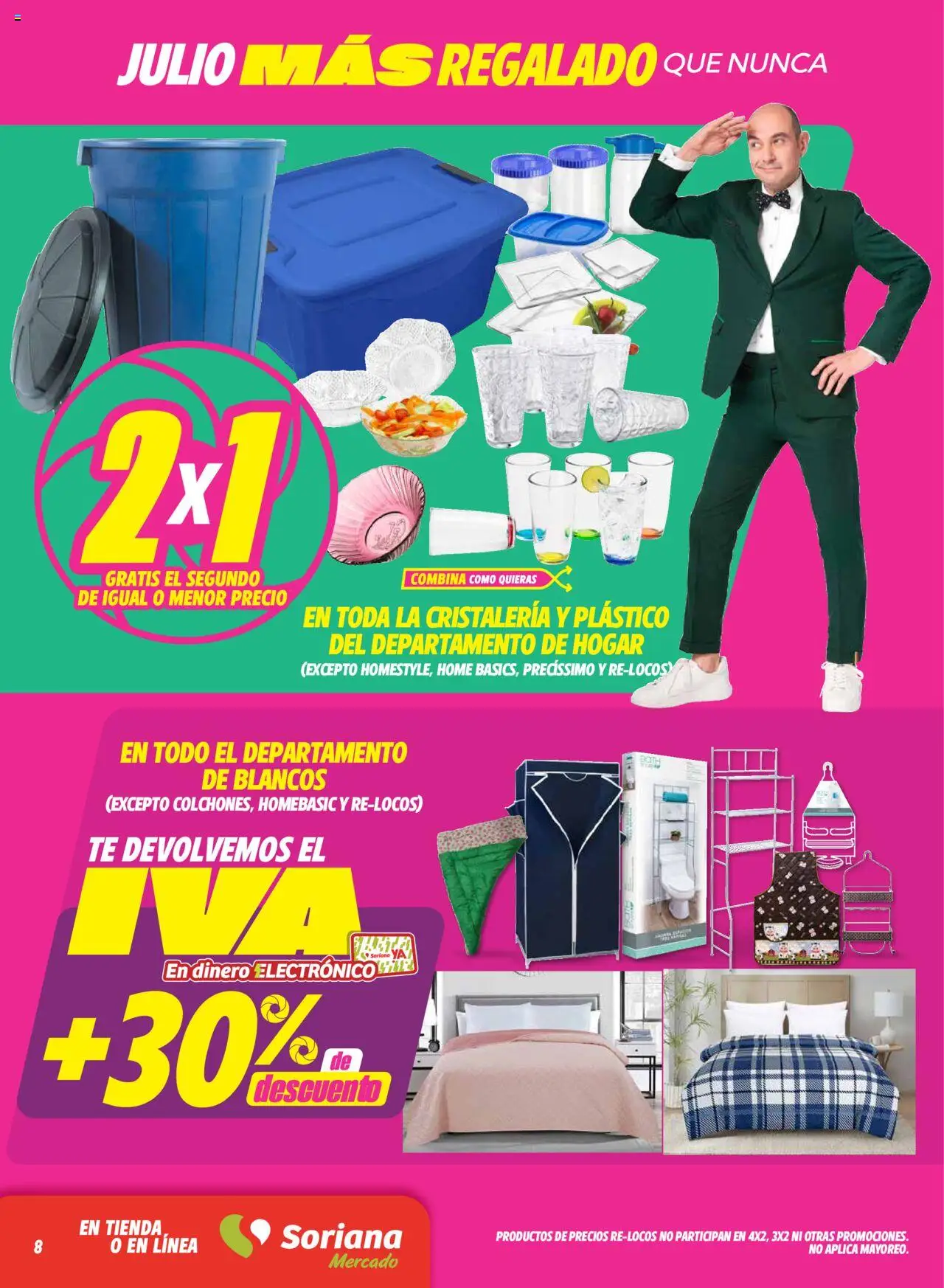 Soriana - Julio Regalado Mercado Nacional (Excepto frontera) - página 8- válido desde 11/07/2025