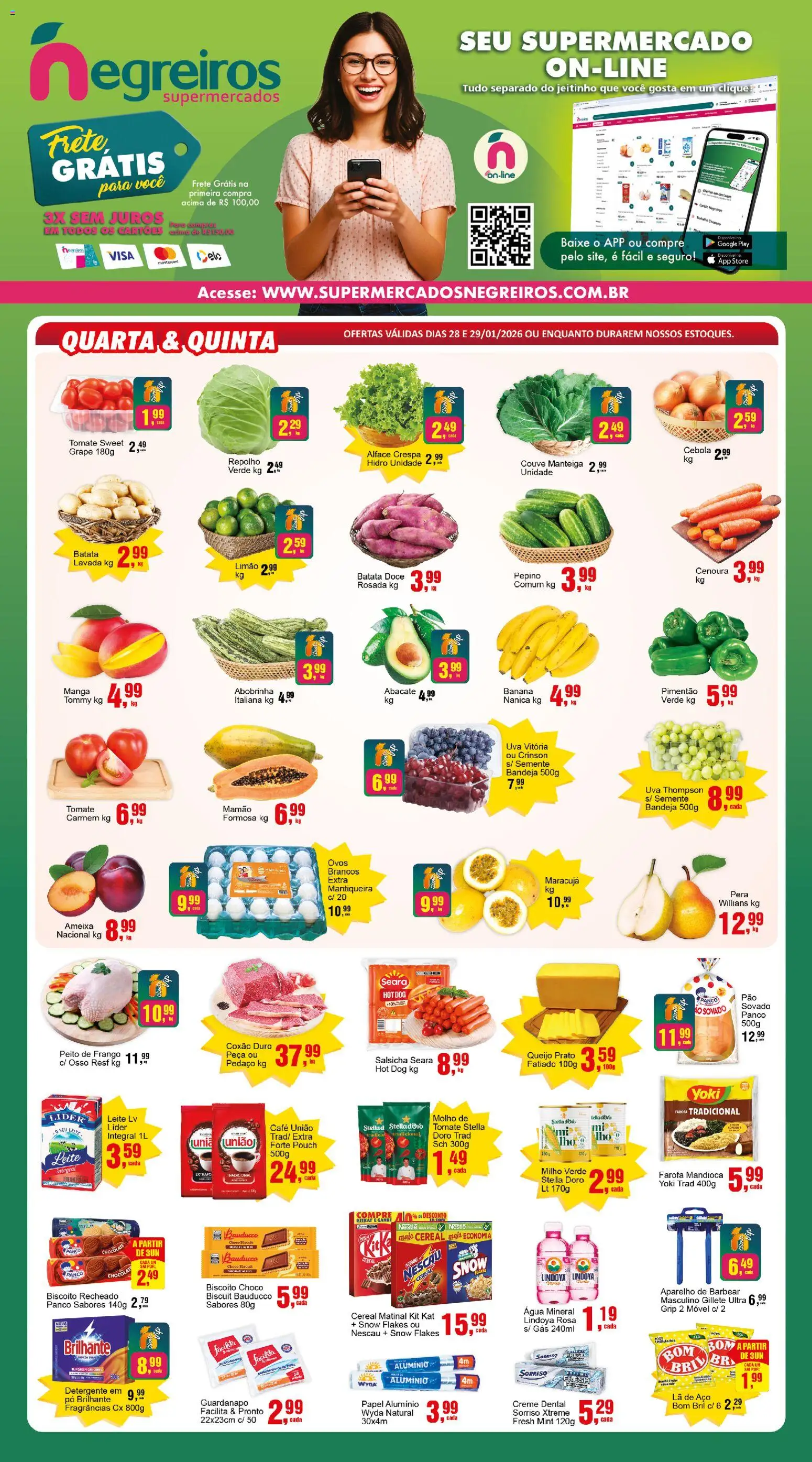 Negreiros - Ofertas da semana - página 1- válido a partir de 28/01/2026
