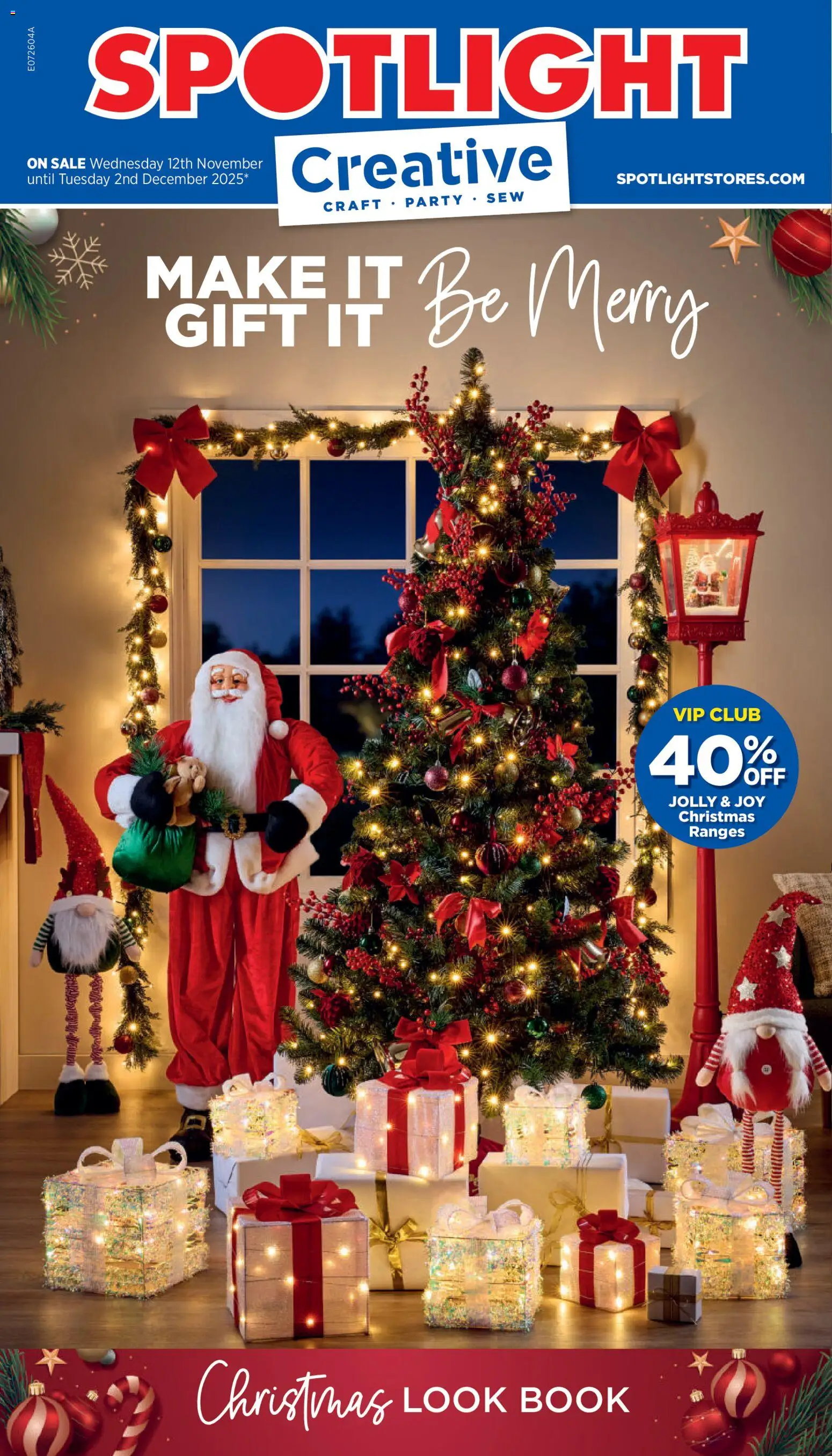 Spotlight Christmas Look Book - page 1- valid from 12/11/2025
