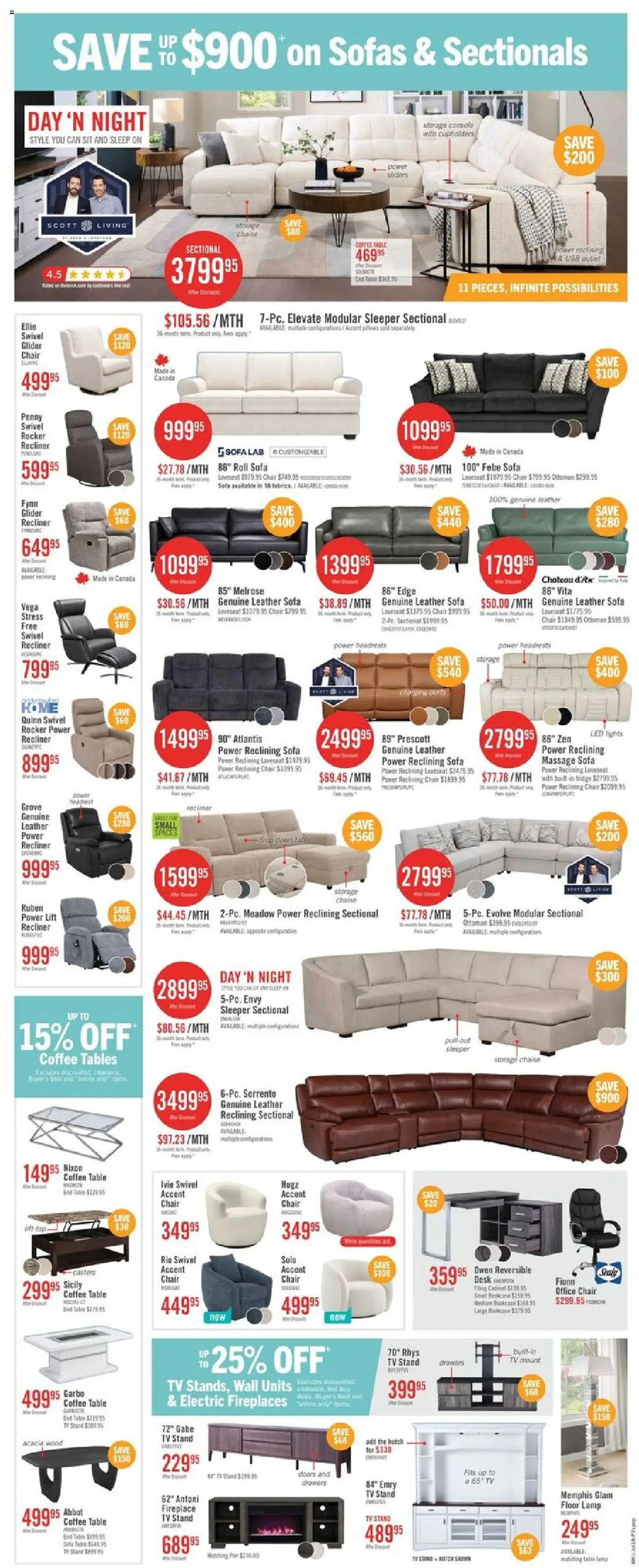 The Brick weekly flyer / circulaire - page 5- valid from Jul 17, 2025