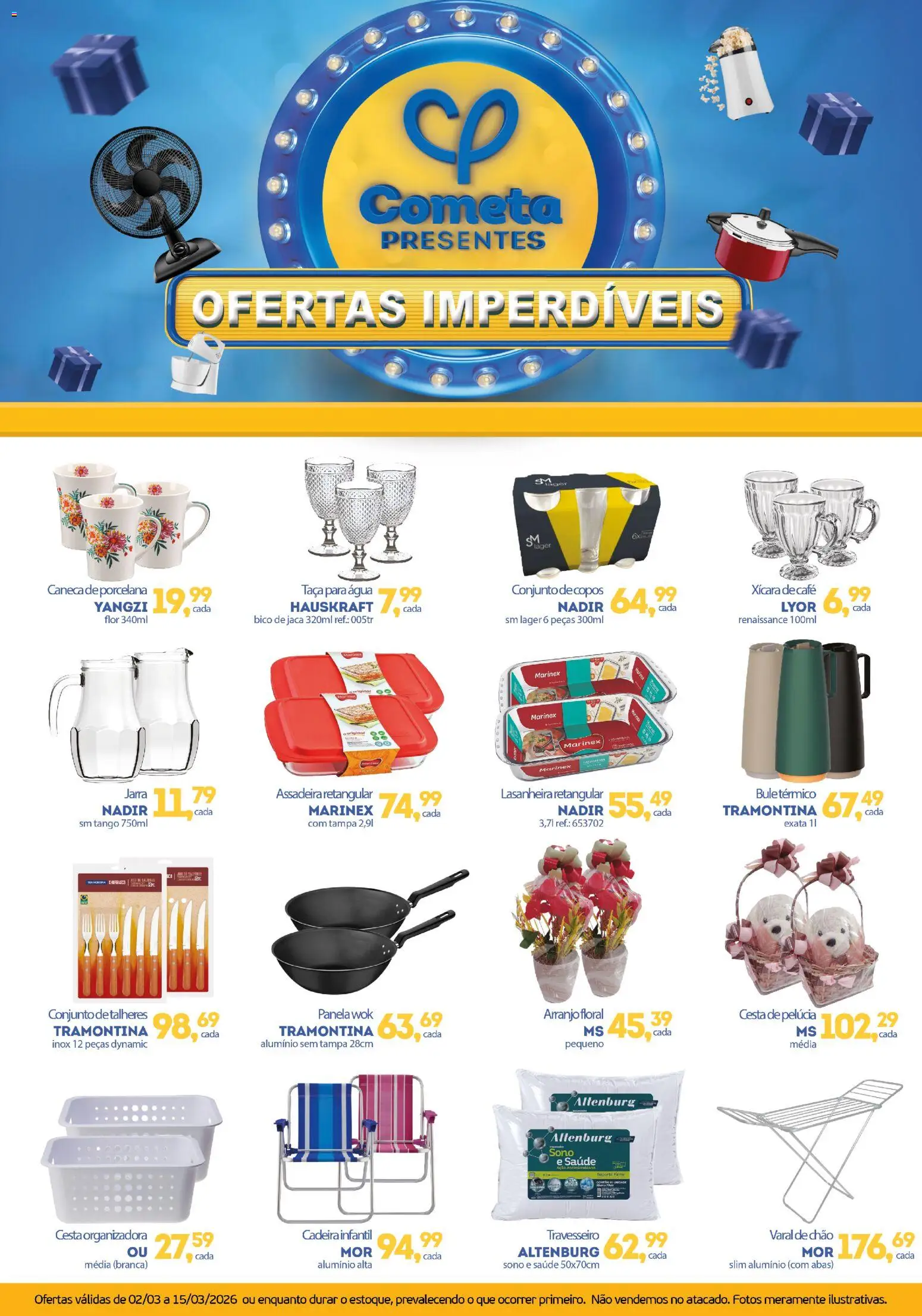 Cometa Supermercados ofertas Presentes - página 1- válido a partir de 02/03/2026
