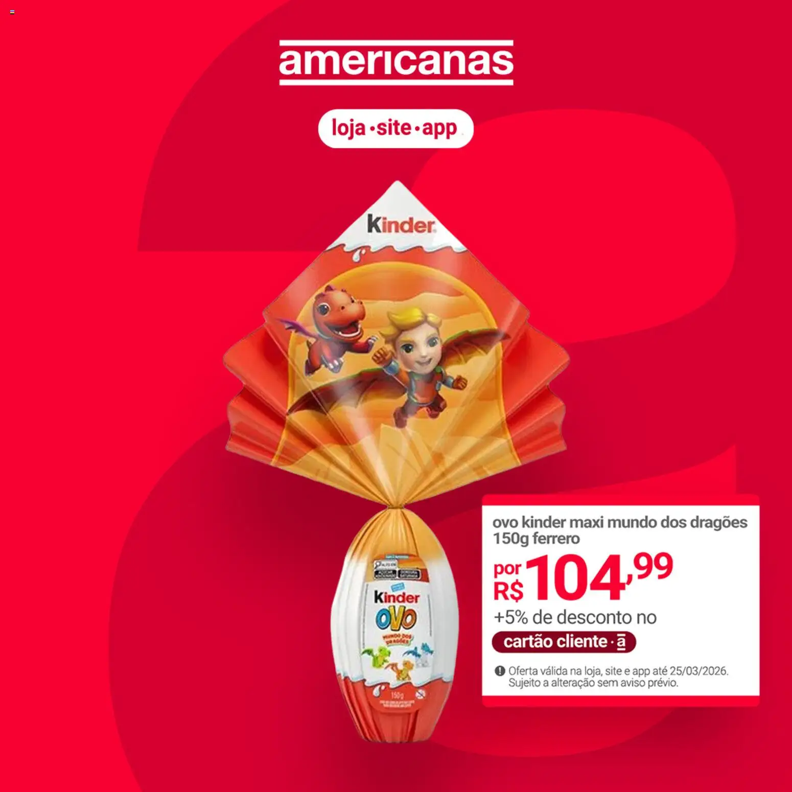 Lojas Americanas - Ofertas atuais - página 1- válido a partir de 24/03/2026
