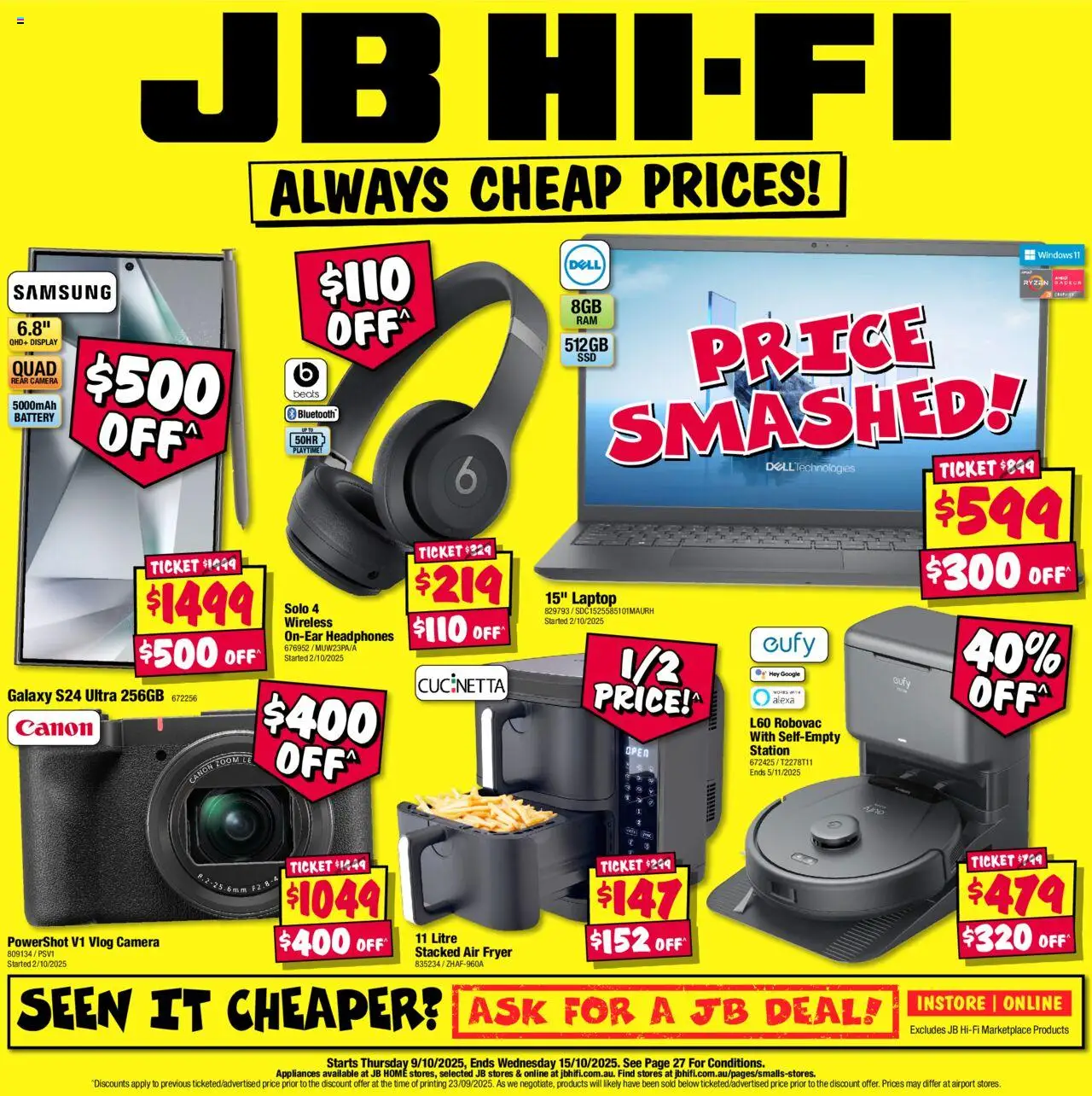 JB Hi-Fi Catalogue - page 1- valid from 09/10/2025