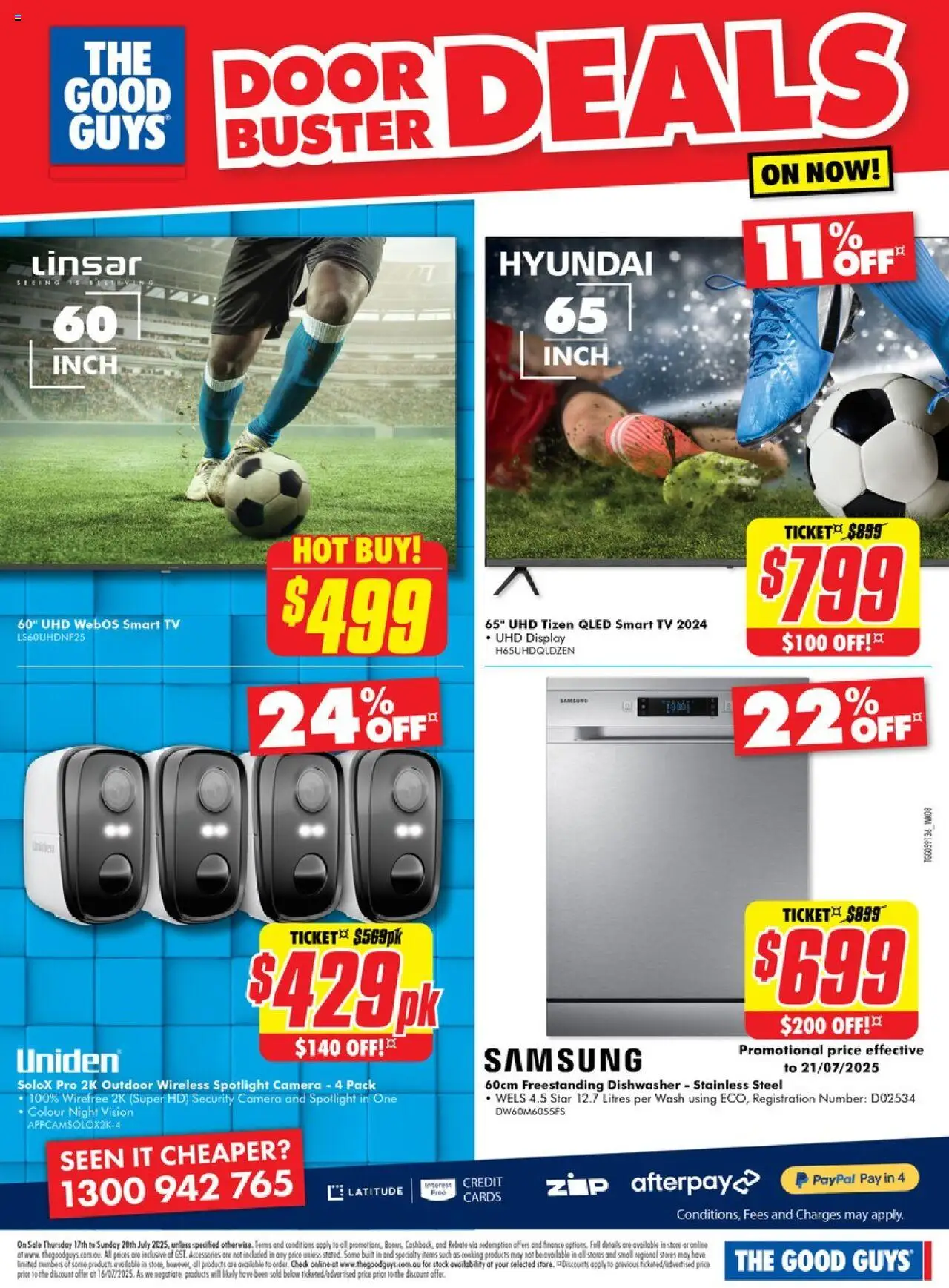 The Good Guys 20% Off Samsung Fridges, Washers & Dryers - page 3- valid from 17/07/2025