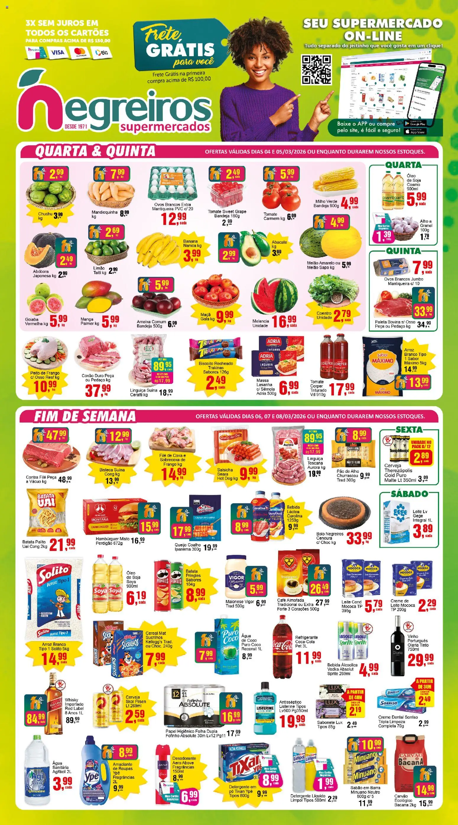 Negreiros - Ofertas da semana - página 1- válido a partir de 04/03/2026
