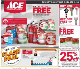 Preview ACE Hardware Weekly Ad valid from 10/01/2025