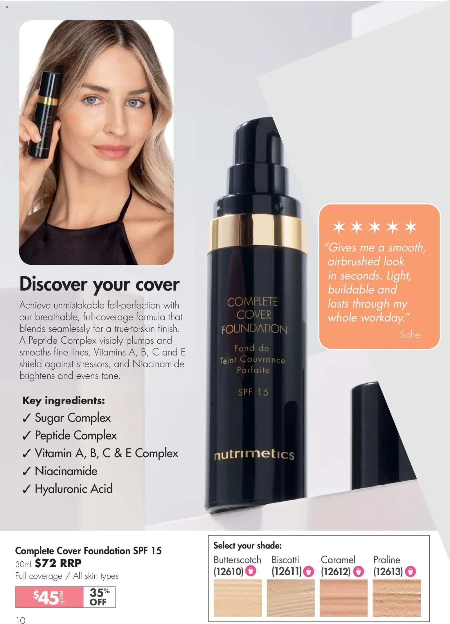 Nutrimetics Catalogue Beauty that works - page 10- valid from 26/02/2026