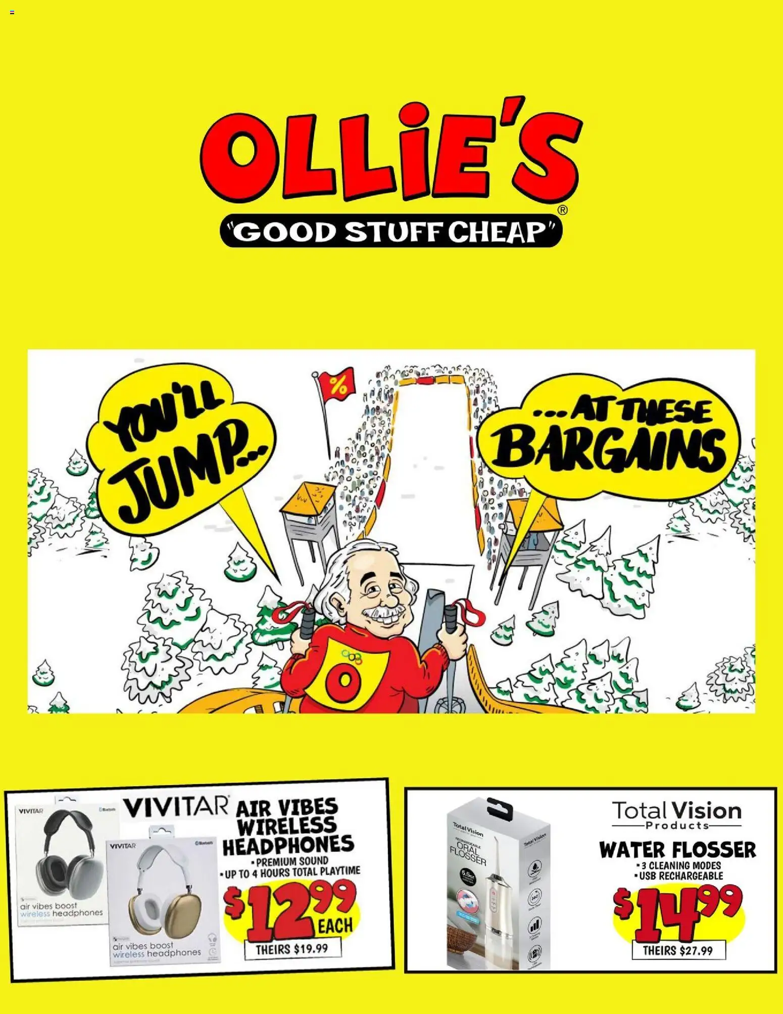 Ollie's Weekly Ad - page 1- valid from 01/02/2026