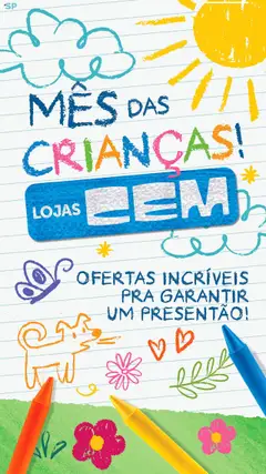Pré-visualização Lojas Cem - Ofertas atuais válida a partir de 01/10/2025